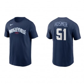 Men's Eric Hosmer Chicago Cubs Navy City Connect T-Shirt