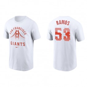 Men's San Francisco Giants Heliot Ramos White 2021 City Connect Graphic T-Shirt