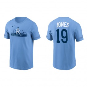 Men's Kansas City Royals JaCoby Jones Light Blue 2022 City Connect T-Shirt