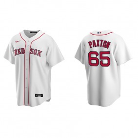 Men's Boston Red Sox James Paxton White Replica Home Jersey