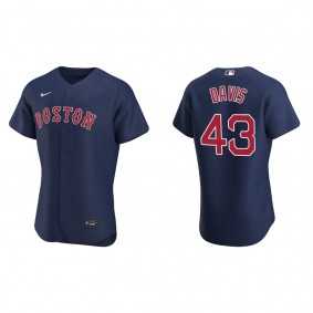 Men's Boston Red Sox Jaylin Davis Navy Authentic Alternate Jersey
