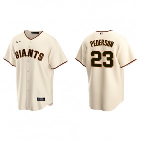 Men's San Francisco Giants Joc Pederson Cream Replica Home Jersey