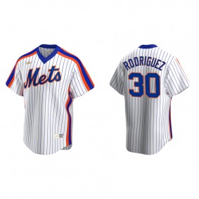 Men's New York Mets Joely Rodriguez White Cooperstown Collection Home Jersey
