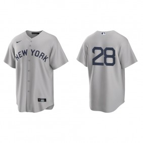 Men's New York Yankees Josh Donaldson Gray 2021 Field of Dreams Replica Jersey
