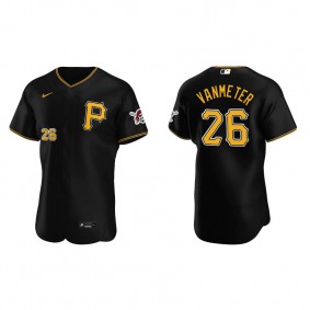 Men's Pittsburgh Pirates Josh VanMeter Black Authentic Alternate Jersey
