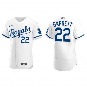 Men's Amir Garrett Kansas City Royals White Authentic Jersey