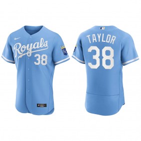 Men's Josh Taylor Kansas City Royals Powder Blue Authentic Jersey