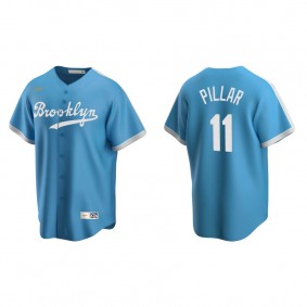 Men's Los Angeles Dodgers Kevin Pillar Light Blue Cooperstown Collection Alternate Jersey