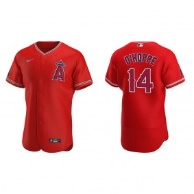 Men's Logan O'Hoppe Los Angeles Angels Red Authentic Alternate Jersey