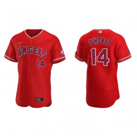Men's Logan O'Hoppe Los Angeles Angels Red Authentic Jersey