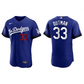 Men's James Outman Los Angeles Dodgers Royal City Connect Authentic Jersey