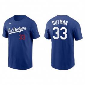 Men's James Outman Los Angeles Dodgers Royal City Connect T-Shirt