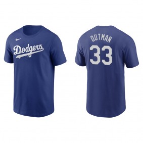 Men's James Outman Los Angeles Dodgers Royal Name & Number T-Shirt