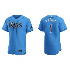 Men's Tampa Bay Rays Luis Patino Light Blue Authentic Jersey