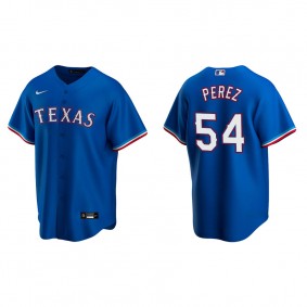 Men's Texas Rangers Martin Perez Royal Replica Alternate Jersey