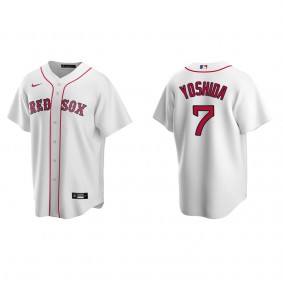 Men's Masataka Yoshida Boston Red Sox White Replica Home Jersey