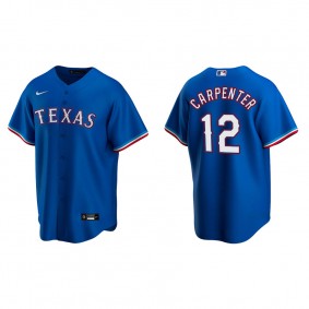Men's Texas Rangers Matt Carpenter Royal Replica Alternate Jersey