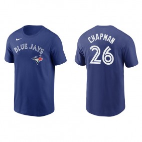 Men's Toronto Blue Jays Matt Chapman Royal Name & Number Nike T-Shirt