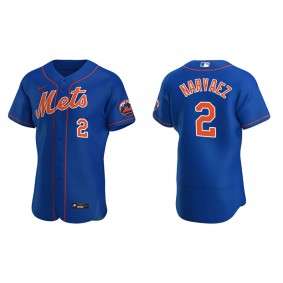 Men's Omar Narvaez New York Mets Royal Authentic Alternate Jersey