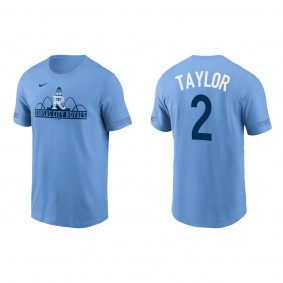 Men's Kansas City Royals Michael A. Taylor Light Blue 2022 City Connect T-Shirt