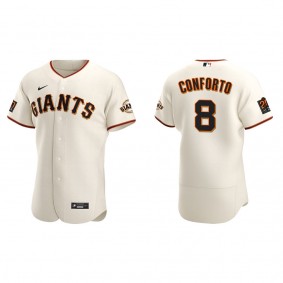 Men's Michael Conforto San Francisco Giants Cream Authentic Home Jersey