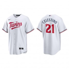 Men's Gilberto Celestino Minnesota Twins White Replica Replica Jersey
