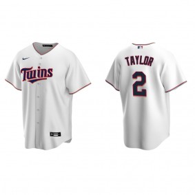 Men's Michael A.Taylor Minnesota Twins White Replica Home Jersey