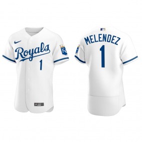 Men's MJ Melendez Kansas City Royals White Authentic Jersey
