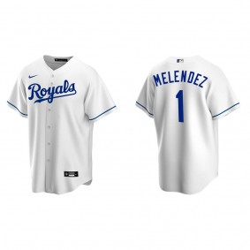 Men's MJ Melendez Kansas City Royals White Replica Home Jersey