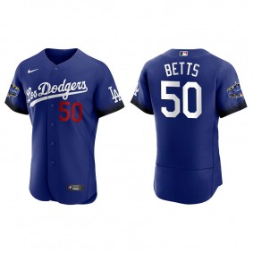 Men's Los Angeles Dodgers Mookie Betts Royal 2022 MLB All-Star City Connect Jersey
