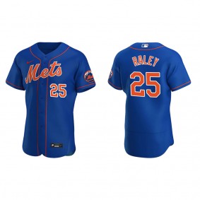 Men's Brooks Raley New York Mets Royal Authentic Alternate Jersey