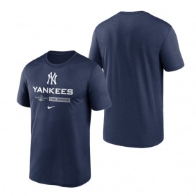Men's New York Yankees Navy 2022 Postseason Authentic Collection Dugout T-Shirt