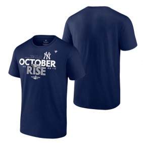 Men's New York Yankees Navy 2022 Postseason Locker Room Big & Tall T-Shirt