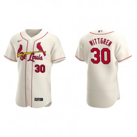 Men's St. Louis Cardinals Nick Wittgren Cream Authentic Alternate Jersey