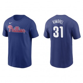 Men's Craig Kimbrel Philadelphia Phillies Royal Name & Number T-Shirt