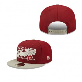 Men's Philadelphia Phillies Maroon Team Script 9FIFTY Adjustable Snapback Hat