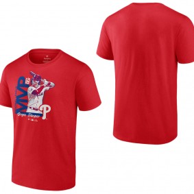 Men's Philadelphia Phillies Bryce Harper Fanatics Branded Red 2021 NL MVP T-Shirt