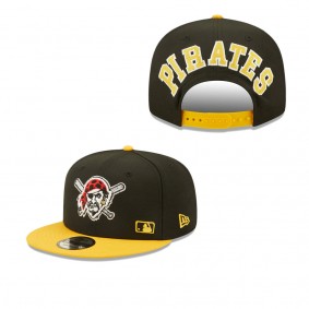 Men's Pittsburgh Pirates Black Gold Flawless 9FIFTY Snapback Hat