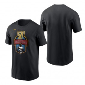 Men's Pittsburgh Pirates Roberto Clemente Black 50th Anniversary Commemorative T-Shirt