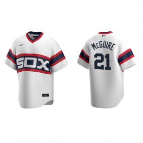 Men's Chicago White Sox Reese McGuire White Cooperstown Collection Home Jersey