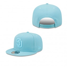 Men's San Diego Padres Light Blue Color Pack Tonal 9FIFTY Snapback Hat
