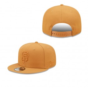 Men's San Francisco Giants Brown Color Pack Tonal 9FIFTY Snapback Hat