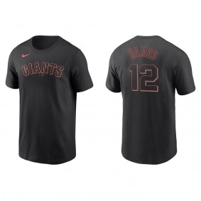 Men's Heliot Ramos San Francisco Giants Black Name & Number T-Shirt