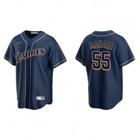 Men's San Diego Padres Sean Manaea Navy Cooperstown Collection Jersey