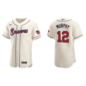 Men's Atlanta Braves Sean Murphy Cream Authentic Alternate Jersey