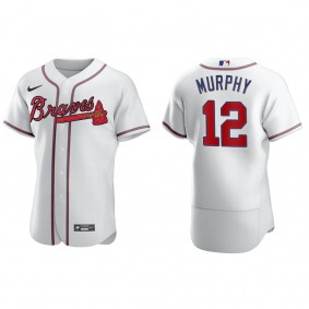 Men's Atlanta Braves Sean Murphy White Authentic Home Jersey