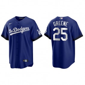Men's Los Angeles Dodgers Shane Greene Royal 2021 City Connect Replica Jersey