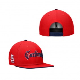 Men's St. Louis Cardinals Fanatics Branded Red Iconic Old English Snapback Hat