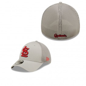 Men's St. Louis Cardinals Gray Team Neo 39THIRTY Flex Hat