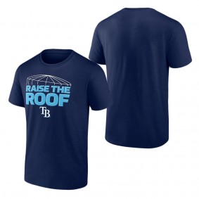 Men's Tampa Bay Rays Navy Raise The Roof T-Shirt